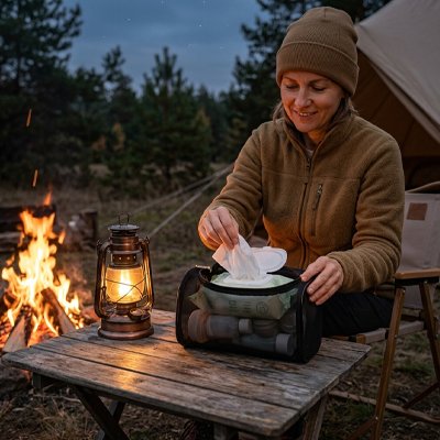 Trousse de toilette Chic Cabine sur le bord du feu
