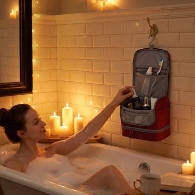 Trousse de toilette Évasion pro pratique même dans le bain