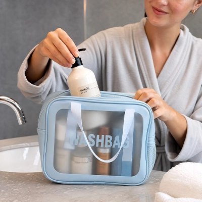 Trousse de toilette femme Séparation Active bleu