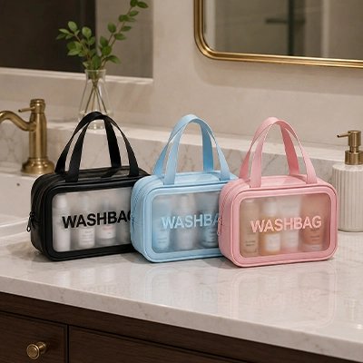 Trousse de toilette femme Séparation Active modèle en trois couleurs