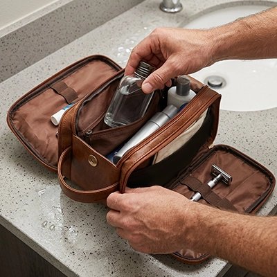 Trousse de toilette  Le Luxe Raffiné café