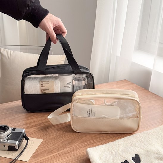 Trousse de toilette VisioTrip noir rt crème