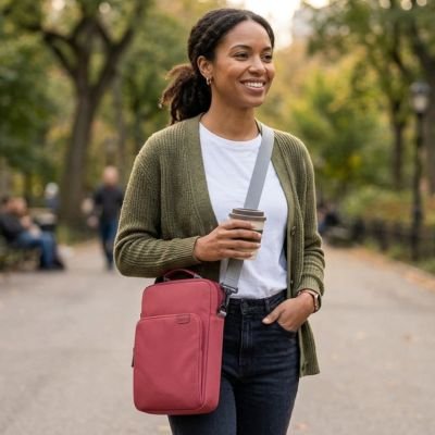 visite D'UN JARDIN EXTÉRIEUR AVEC SAC FEMME BANDOULIERE POUR ORDINATEUR