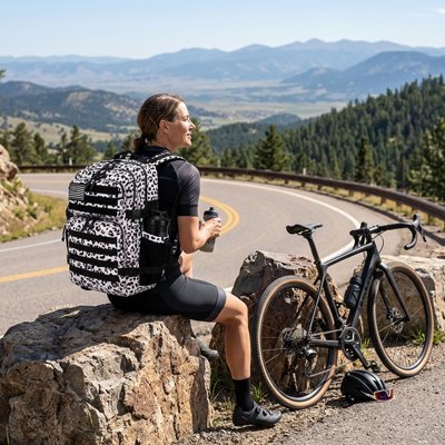 Voyageuse à vélo Sac à dos pour bagage cabine robuste